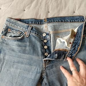 COPY - Seven for all mankind boy cut button fly jeans